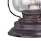 Vaxcel Dockside 1 Light Bronze Coastal Outdoor Wall Lantern Clear Glass T0216 - alternate 5